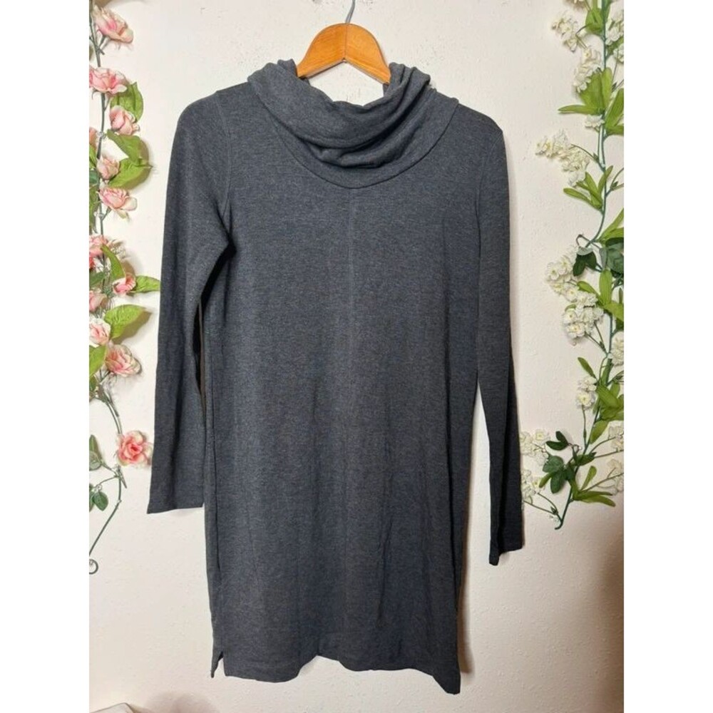 Lou & Grey Dress dark gray knit size small
